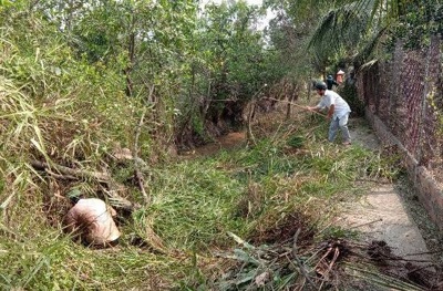 Bến Tre: Bình Đại đẩy mạnh đảm bảo vệ sinh môi trường nông thôn, góp phần xây dựng nông thôn mới